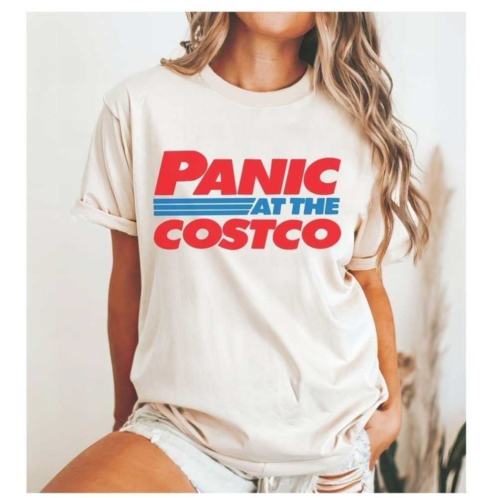 Panic At The Costco Retro Graphic T-shirts, Retro Costco Tshirt